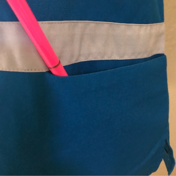 💙 VINTAGE REINA SCRUB sailor style top - Picture 9 of 14